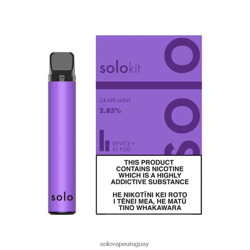 Solo kit de cápsulas menta de uva | Solo Vape Near Me BR48NP45