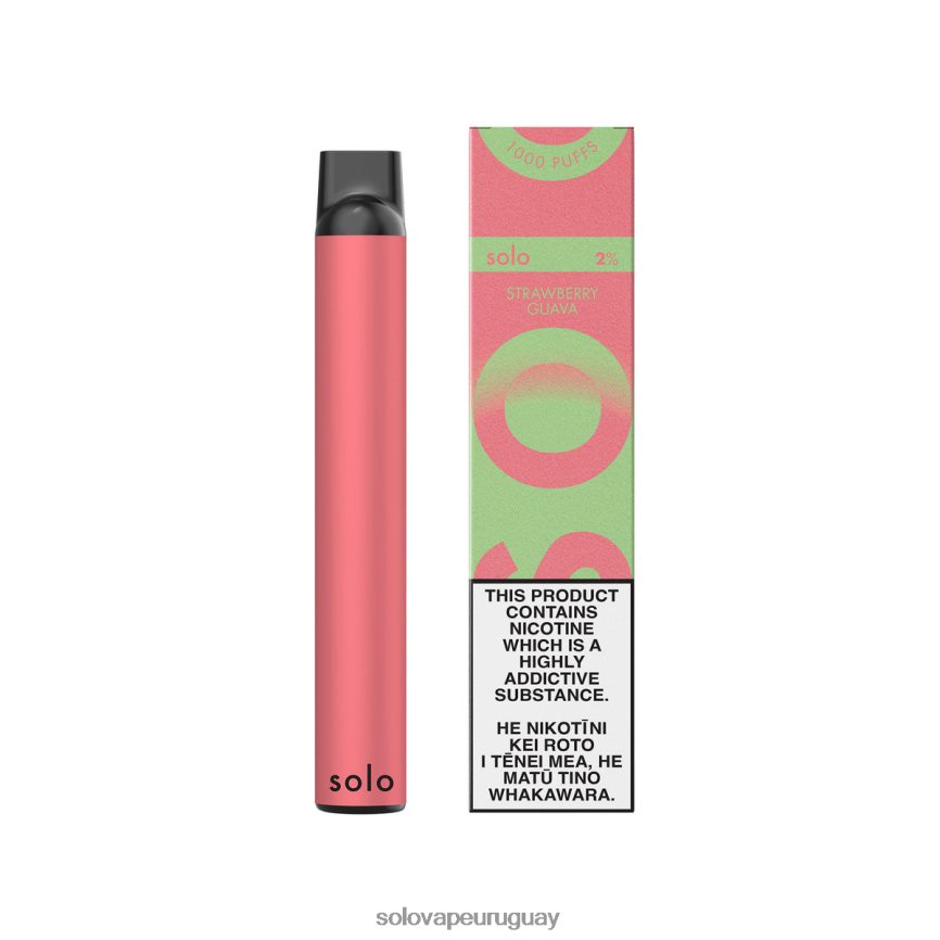 Solo colección paraíso vape desechable guayaba fresa | Solo Vape Near Me BR48NP21