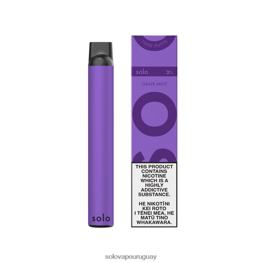 Solo vaporizador desechable menta de uva | Solo Vape How Many Puffs BR48NP7